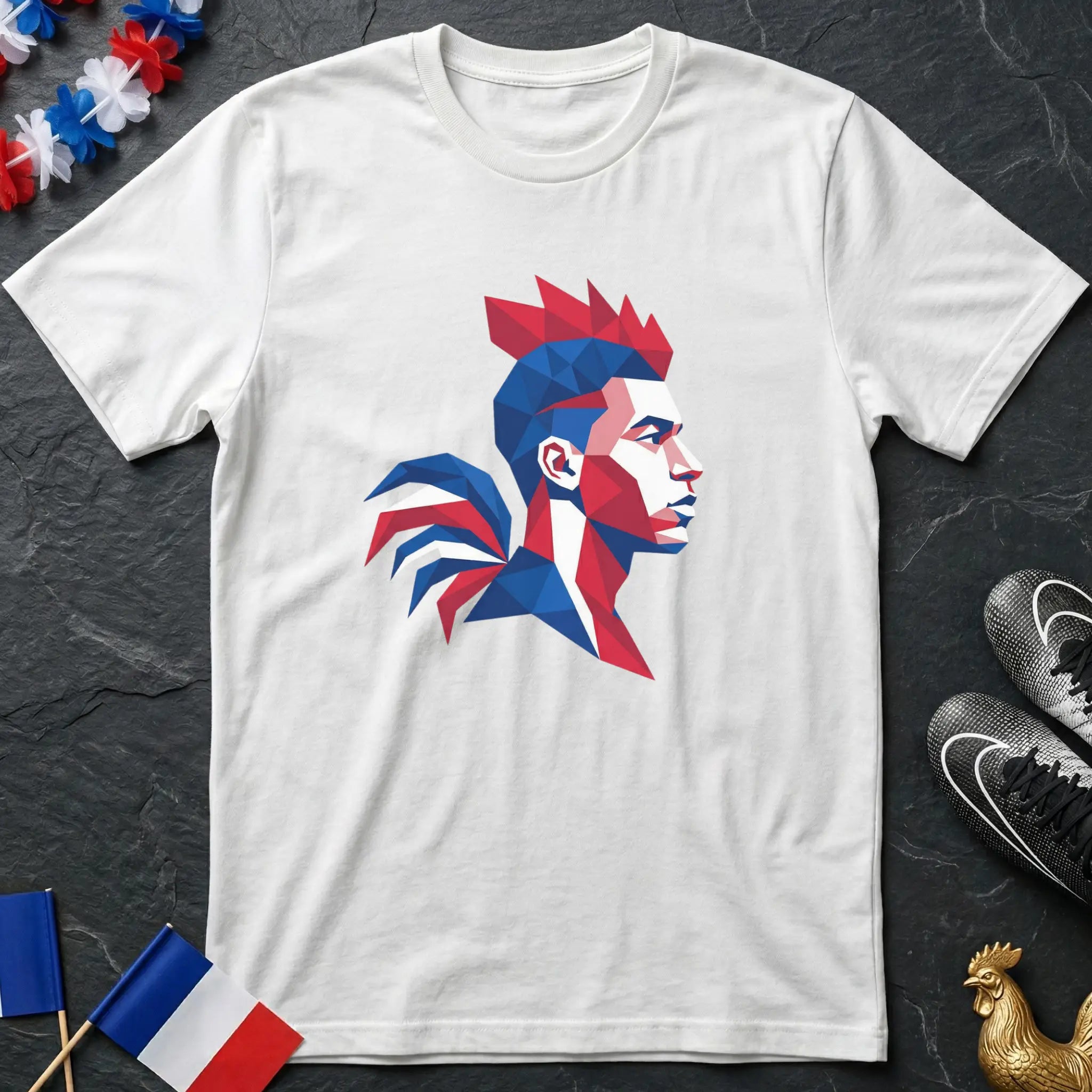 Mbappé en style poulet pop-up T-Shirt Coupe du Monde