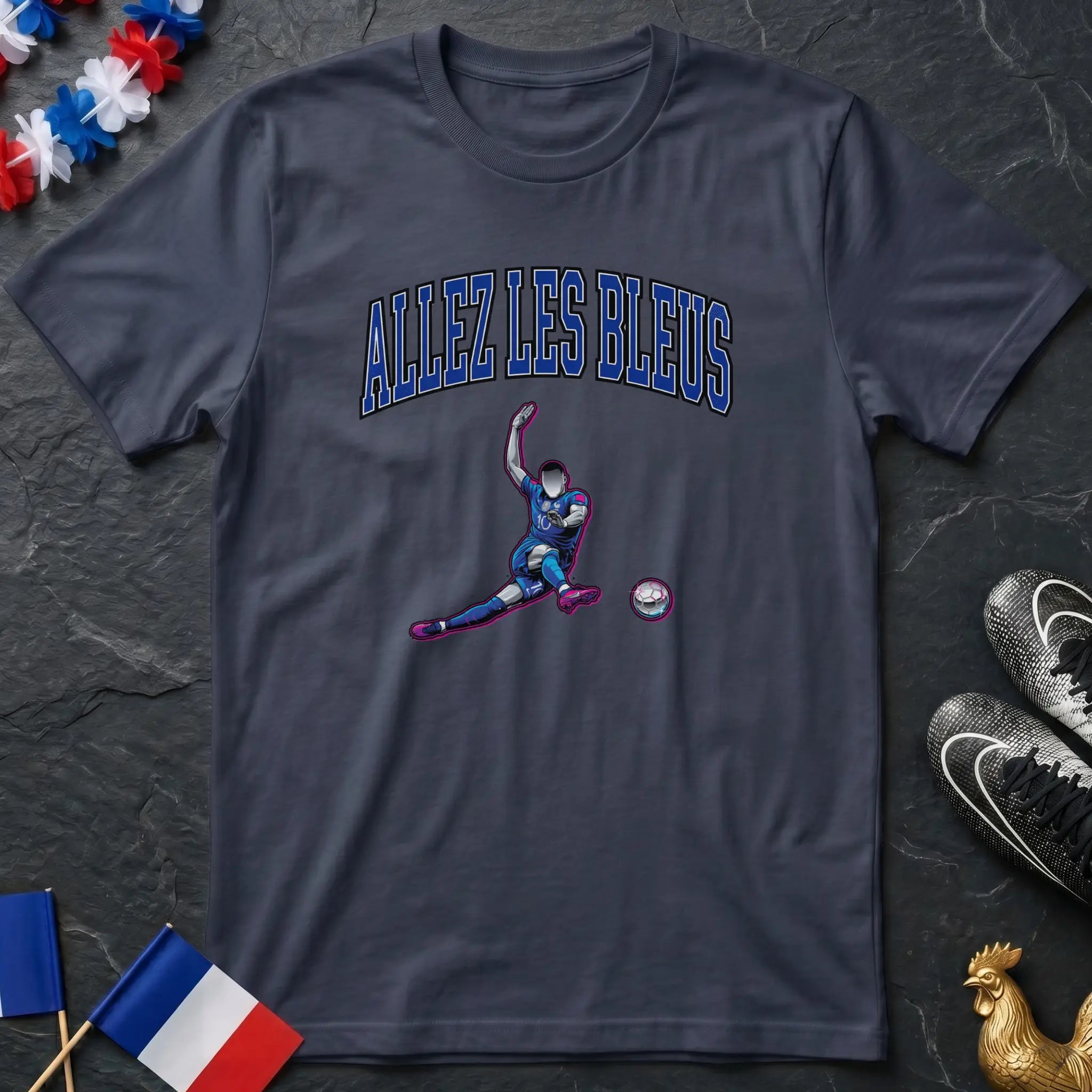 Allez Les Bleus Kylian Mbappé Y2K Style T-Shirt Coupe du Monde
