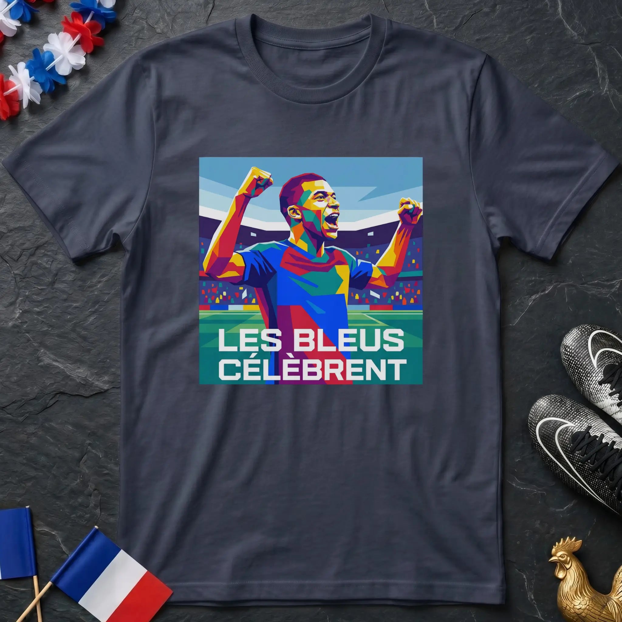Les Bleus Célèbrent France WPAP Pop Art T-Shirt Coupe du Monde