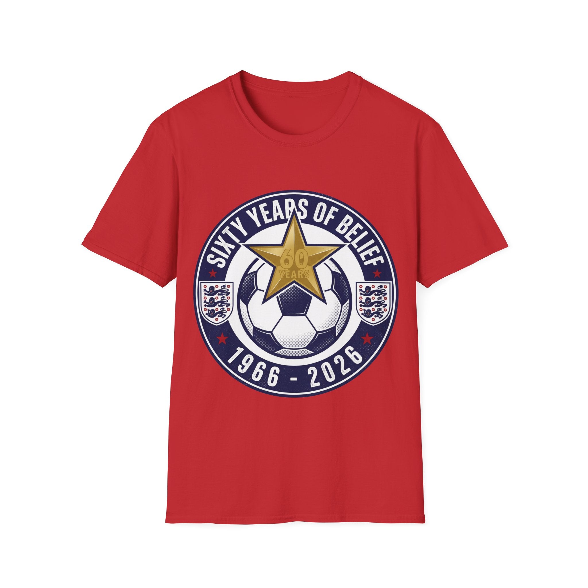 Sixty Years Of Belief Badge Football WC T-Shirt