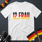 12. Frau Extra Bold Deutschland WM T-Shirt