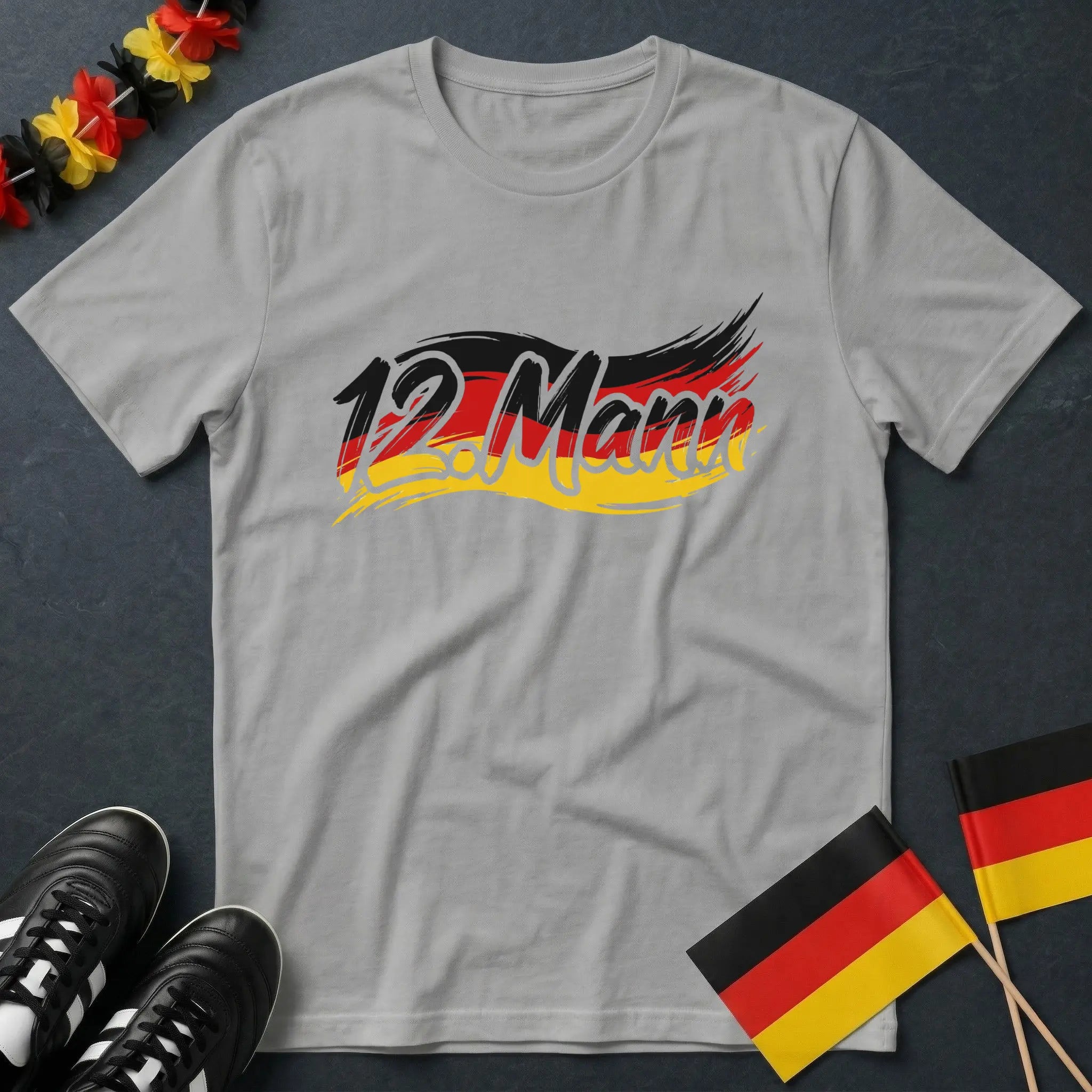 12. Mann Deutschland Flagge WM T-Shirt