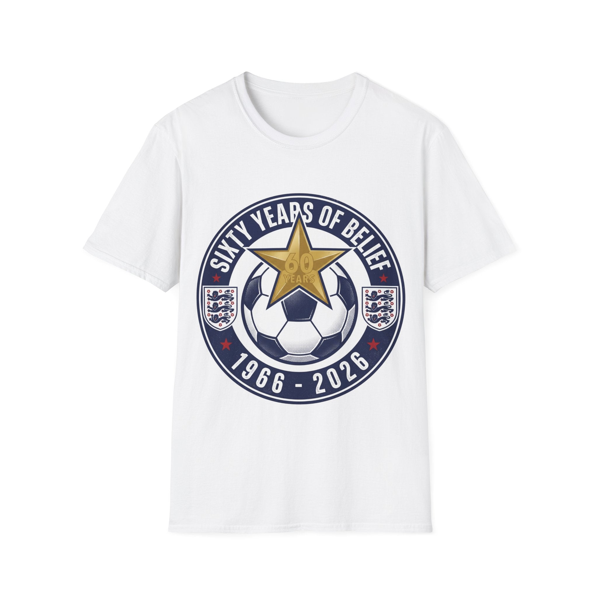 Sixty Years Of Belief Badge Football WC T-Shirt