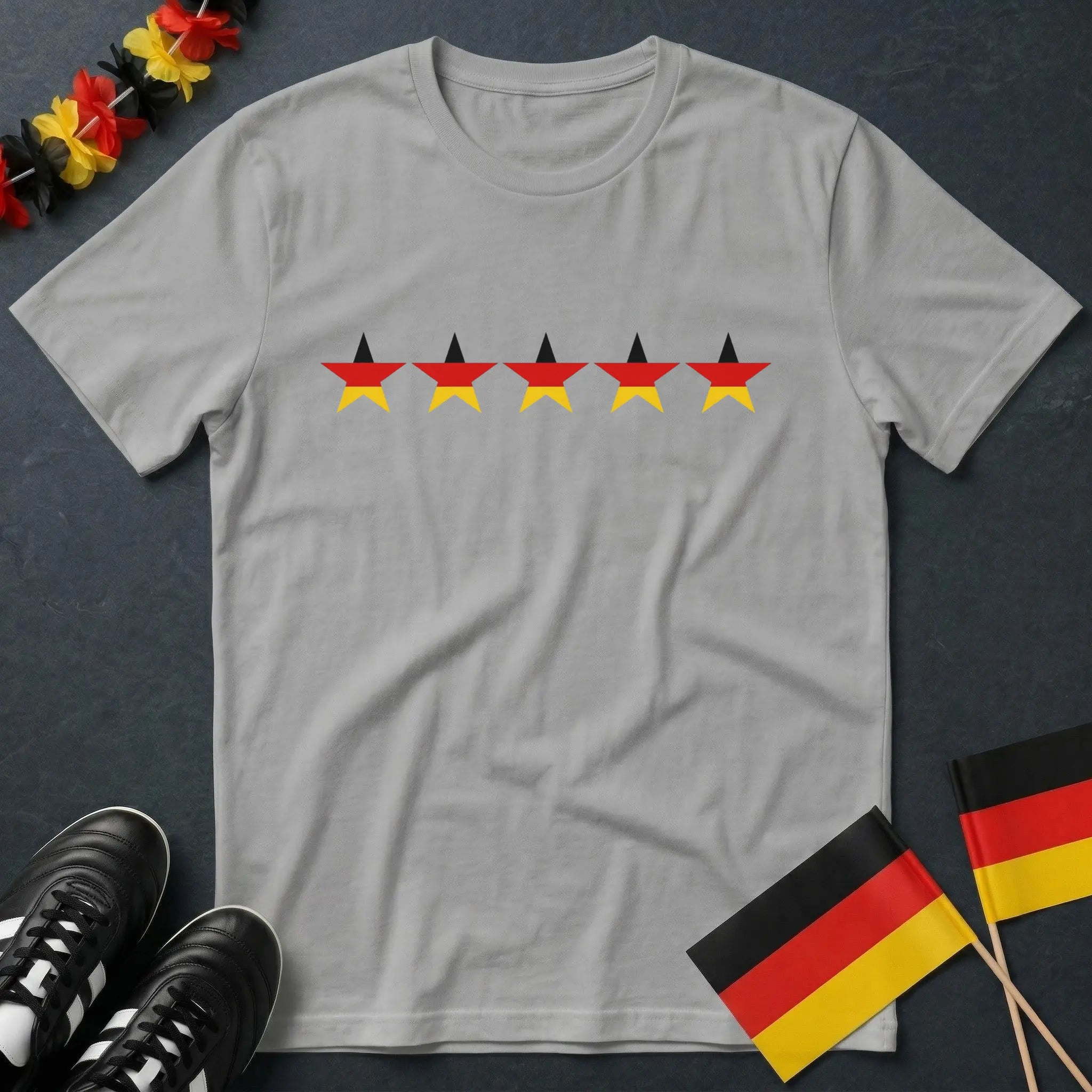 5 Sterne in Deutschland Farben WM T-Shirt