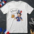 Je Ne Suis Là Que Pour La Bière Supportrice T-Shirt Coupe du Monde