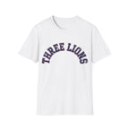 Three Lions Retro Arched Varsity England Football WC T-Shirt