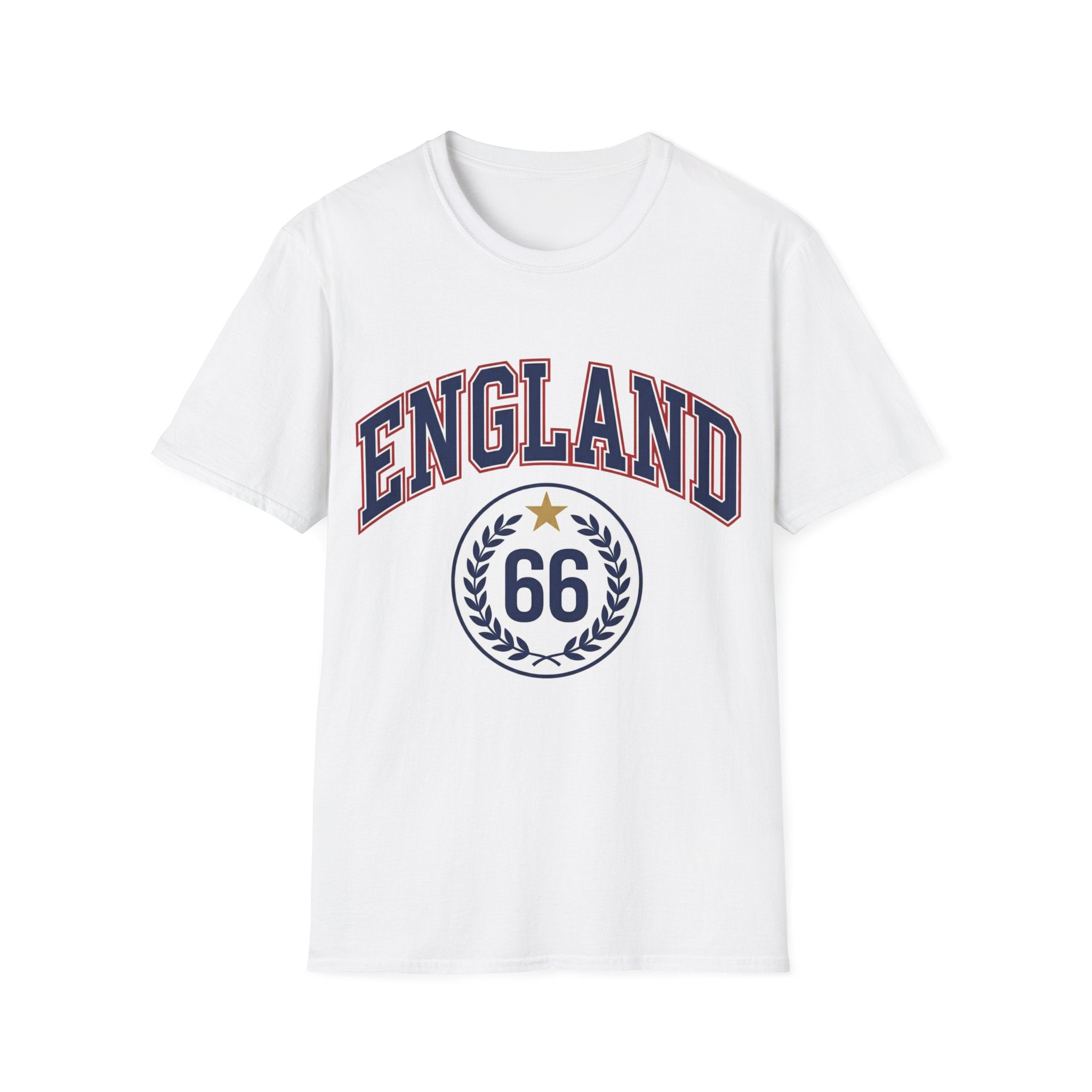 England 1966 Arched Collegiate Football WC T-Shirt